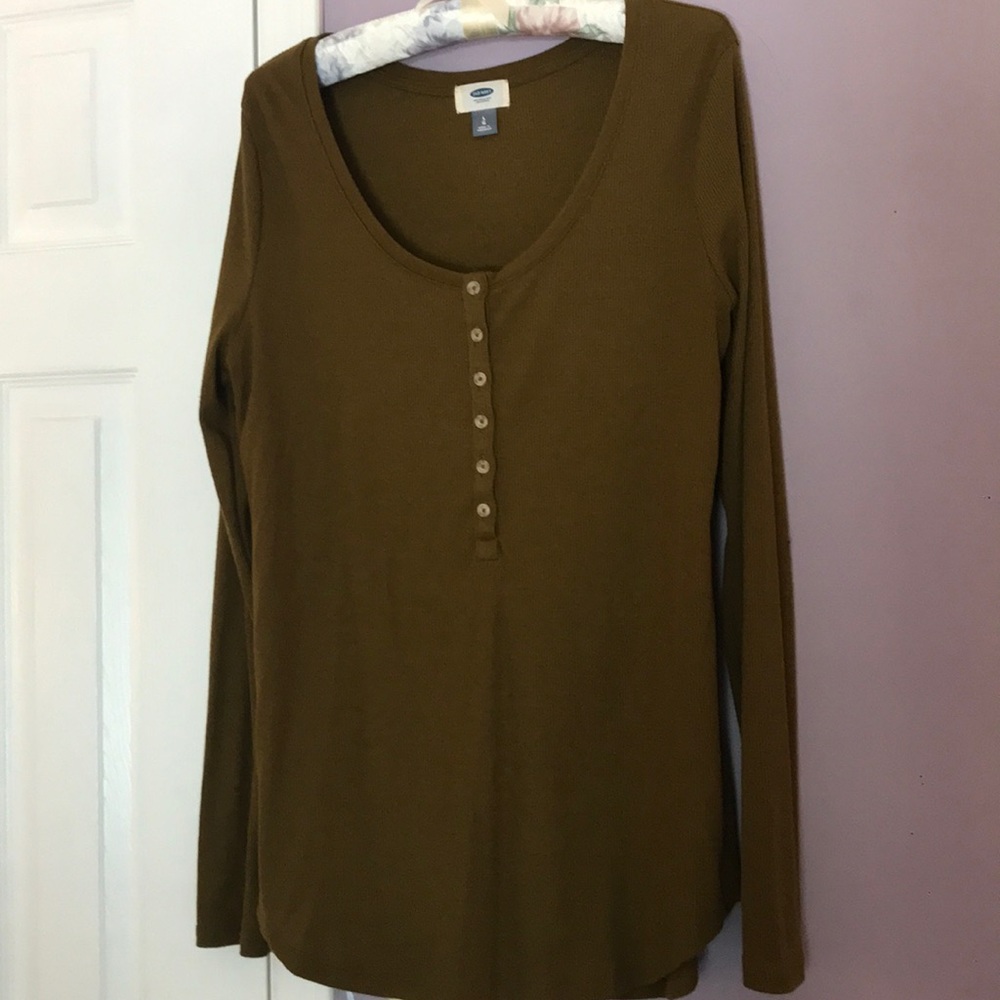 Olive Green Thermal Top